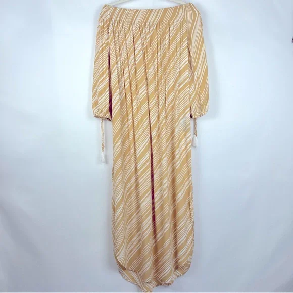 Faithful The Brand Yellow Striped Long Dress Size XS - Picture 3 of 13